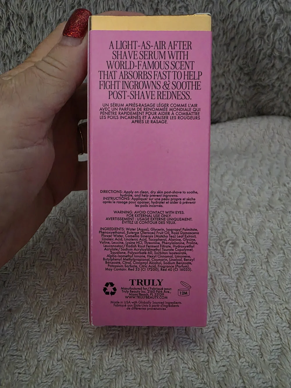 TRULY Unicorn Fruit After Shave Serum - Pink
